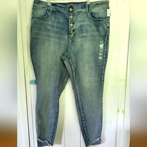 Maurice's Button-fly Vintage Jegging Stretch Jean Size 22W